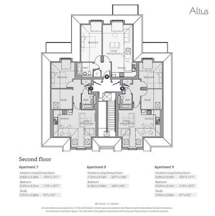 Floorplan - Apartments 7 to 9