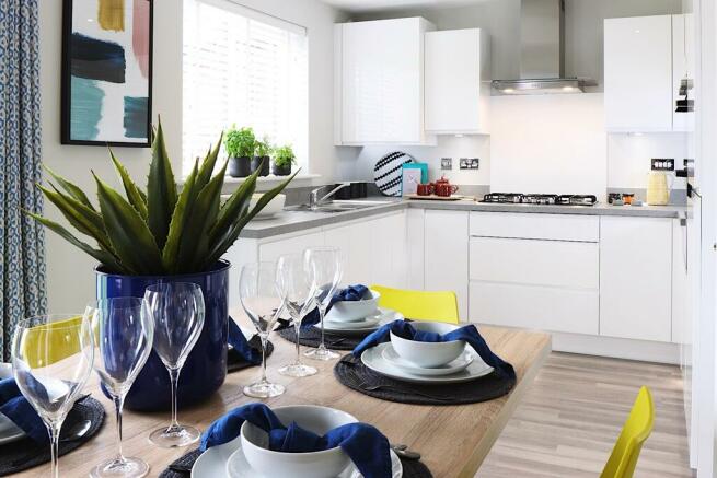 Gather with friends and family in the open plan kitchen