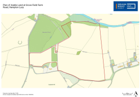 Plan of Arable Land at Grove Field Farm Road, Hamp