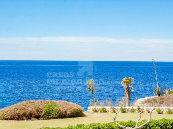 Terrace with sea views Chalet Cap den Font