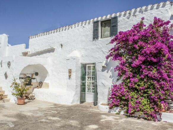 Facade Casa Campo Menorca