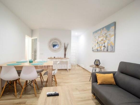 Living room flat Cala Morell