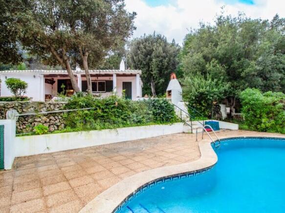 country house with pool in Sa Roca