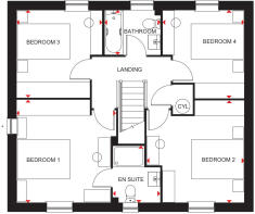 Bradgate first floor plan