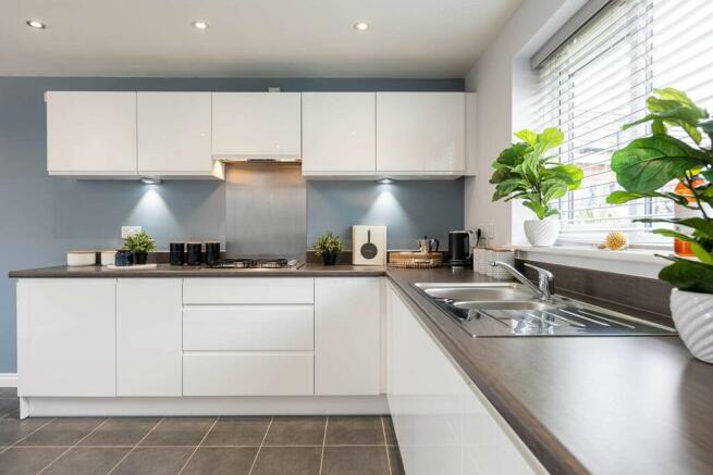 A brand new modern kitchen from the day you move in