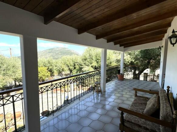 Covered veranda