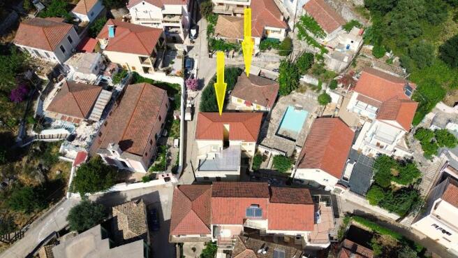 Location of houses