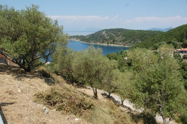 Sea view from land