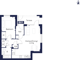 The Franklin Building, Apartment B01 - Floor