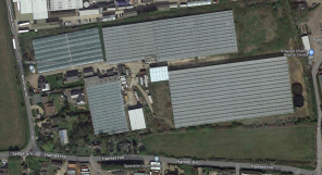 Aerial map of Netherhall Nurseries