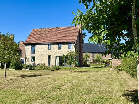 Rear view from ga...