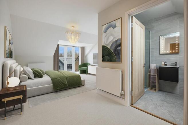 Main Bedroom Staged
