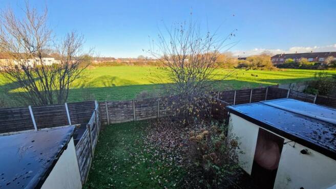 View From Upstairs to Rear