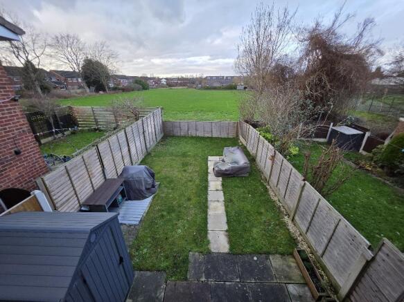 Rear Garden from Upstairs