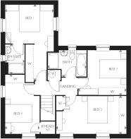 Avondale first floor floor plan