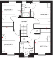 First floor plan of Fenton