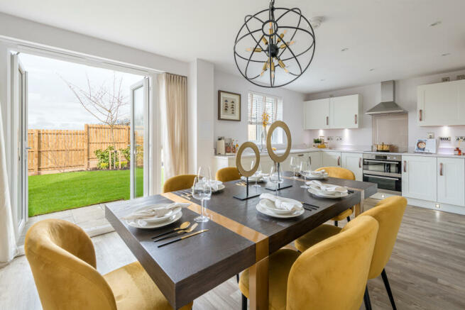 dining room in 4 bed home