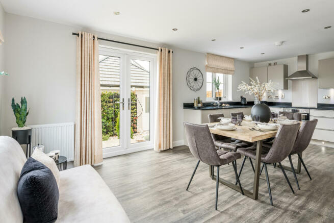 dining room in 4 bedroom home