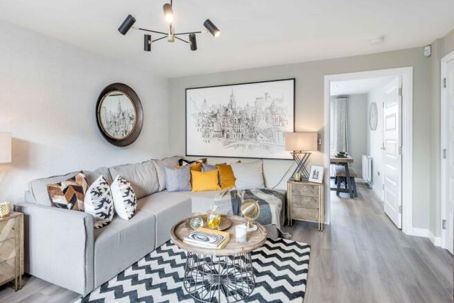 Coull 3 bedroom home lounge