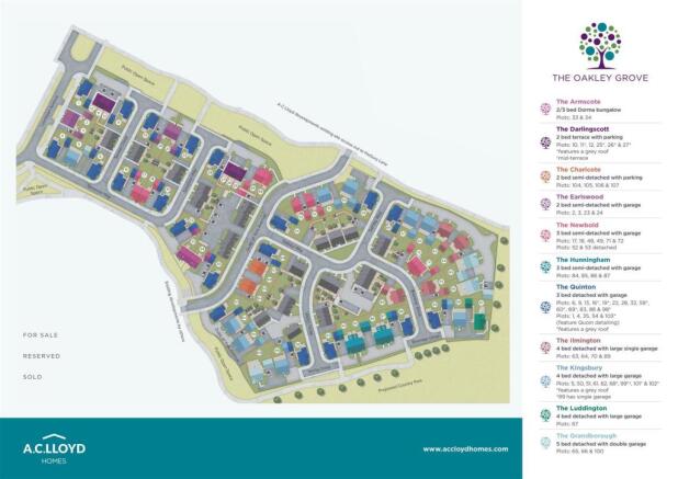 2 bedroom semi-detached bungalow for sale in Plot 34 The Armscote, Oakley  Grove 2D, Bishops Tachbrook, Leamington Spa, CV33