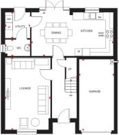 Ground floor plan of Cullen