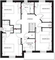 First floor plan of Cullen