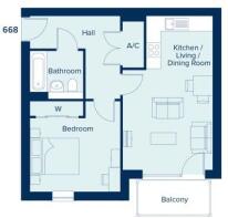 Hawthorn Ground Floor 1 bed