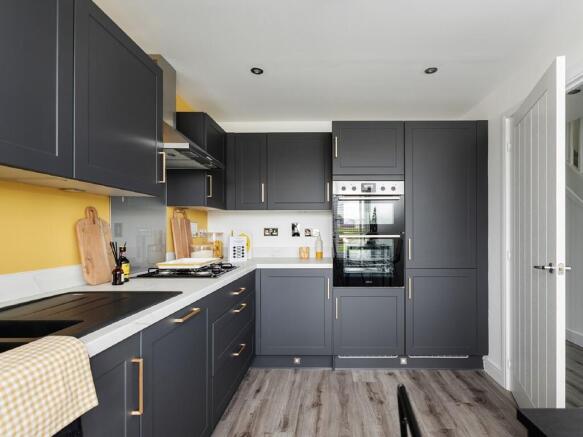 A modern kitchen which can be personalised to your tastes