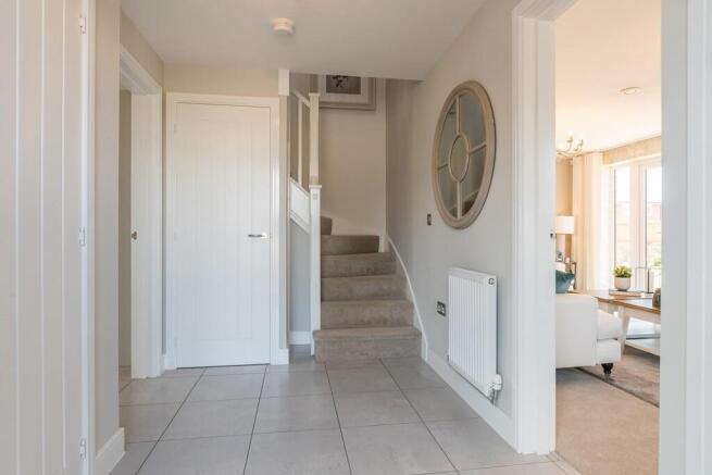 A light and airy entrance hallway
