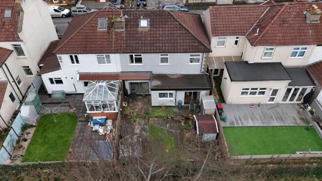Rear of plot