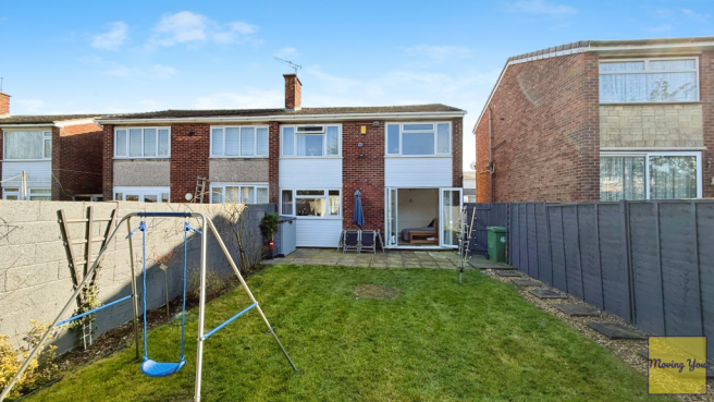 Rear of property