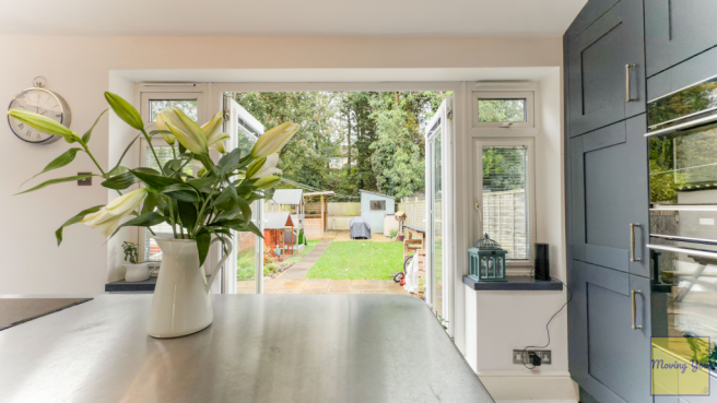 View out to garden