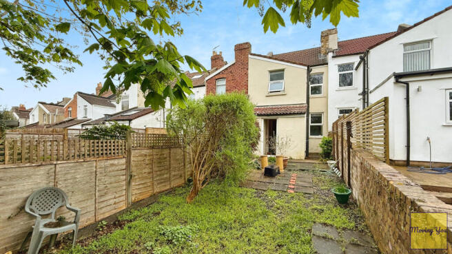 Rear of property