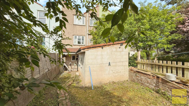 Rear of property