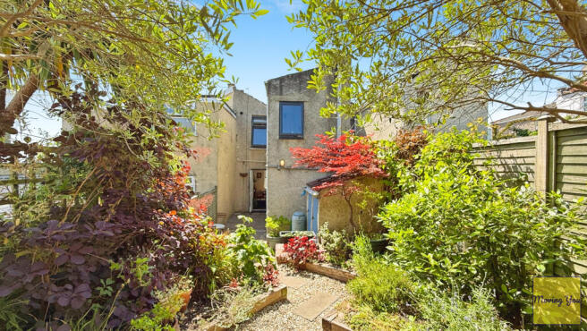 Rear of property