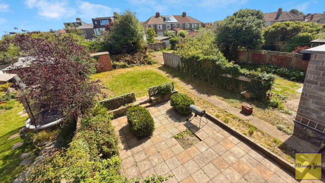 View of the garden