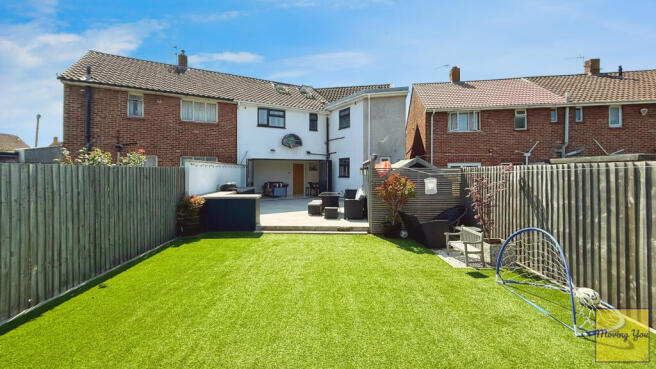 View of the rear of the property