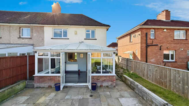 Rear of the property