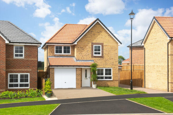 Outside view of 3 bedroom detached Denby home