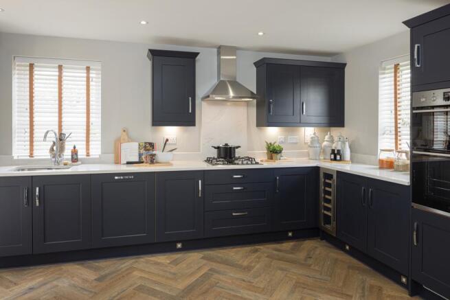 Kitchen in the 4 bedroom Alfreton