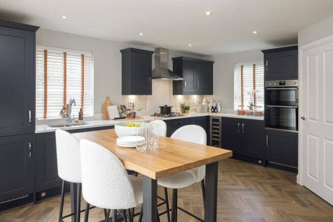 Kitchen and breakfast area in the 4 bedroom Alfreton