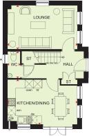 Ground floor of our 4 bed Hesketh home