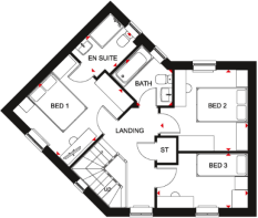 Lutterworth First Floorplan