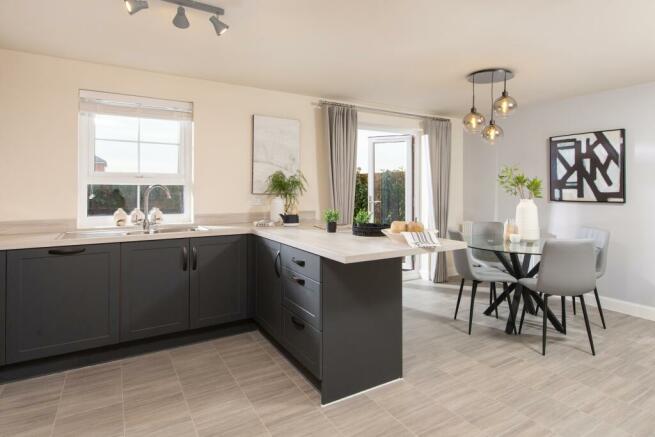 Internal view of the Kitchen/Diner of the Chester House Type