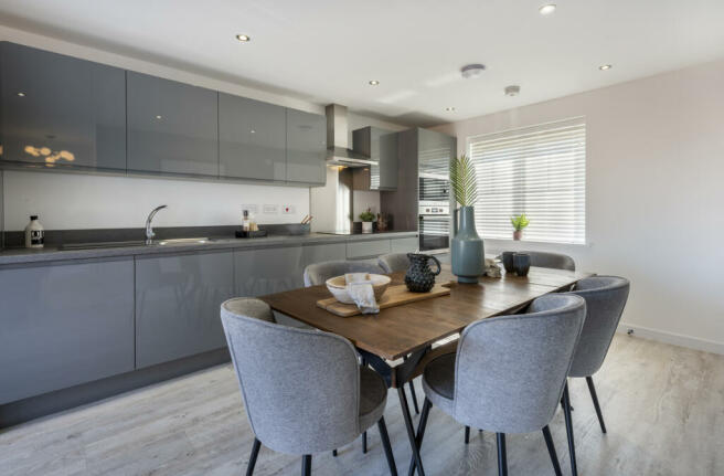 Indicative Kitchen/Dining Room, Contemporary Modern Decoration