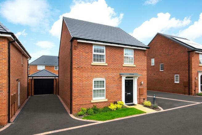External view of the four bedroom Ingleby