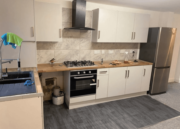 OPEN PLAN RECEPTION/KITCHEN ONE