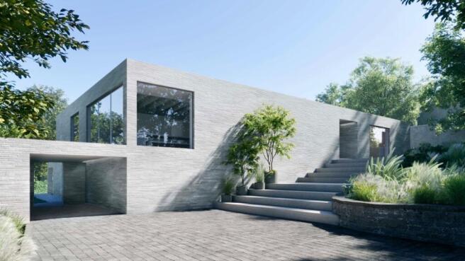 CGI Front Garden