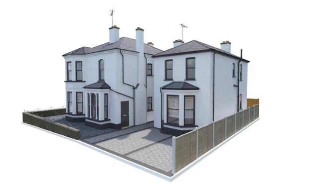 Ash Lodge 21a Langley Road  plain white backgrou
