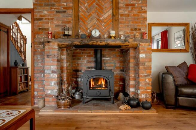 Log-burning stove